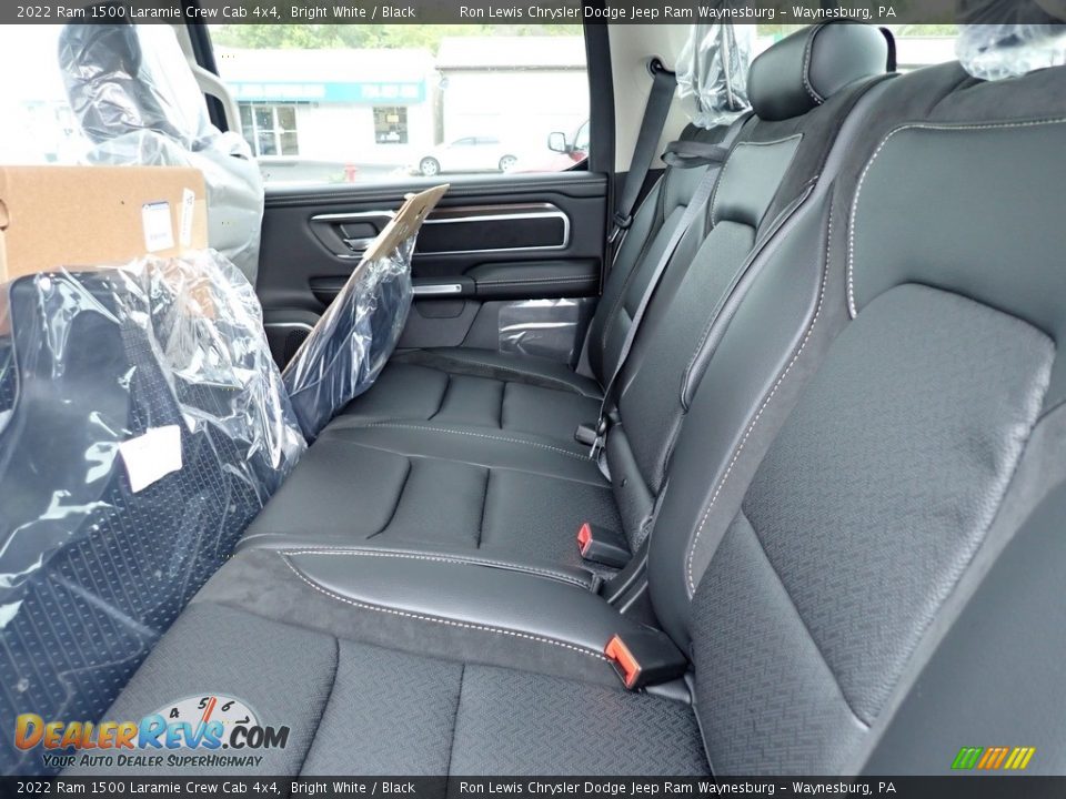 Rear Seat of 2022 Ram 1500 Laramie Crew Cab 4x4 Photo #11