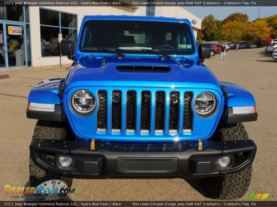 2021 Jeep Wrangler Unlimited Rubicon 392 Hydro Blue Pearl / Black Photo #2