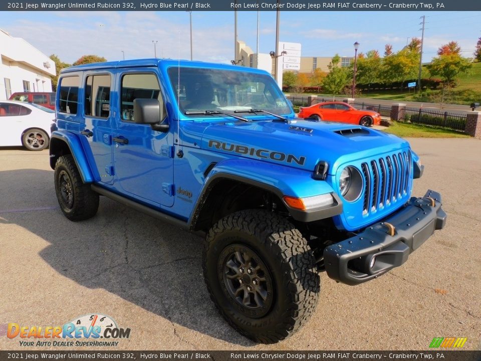 Front 3/4 View of 2021 Jeep Wrangler Unlimited Rubicon 392 Photo #3