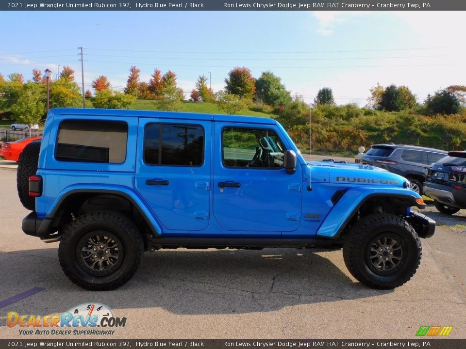 2021 Jeep Wrangler Unlimited Rubicon 392 Hydro Blue Pearl / Black Photo #4
