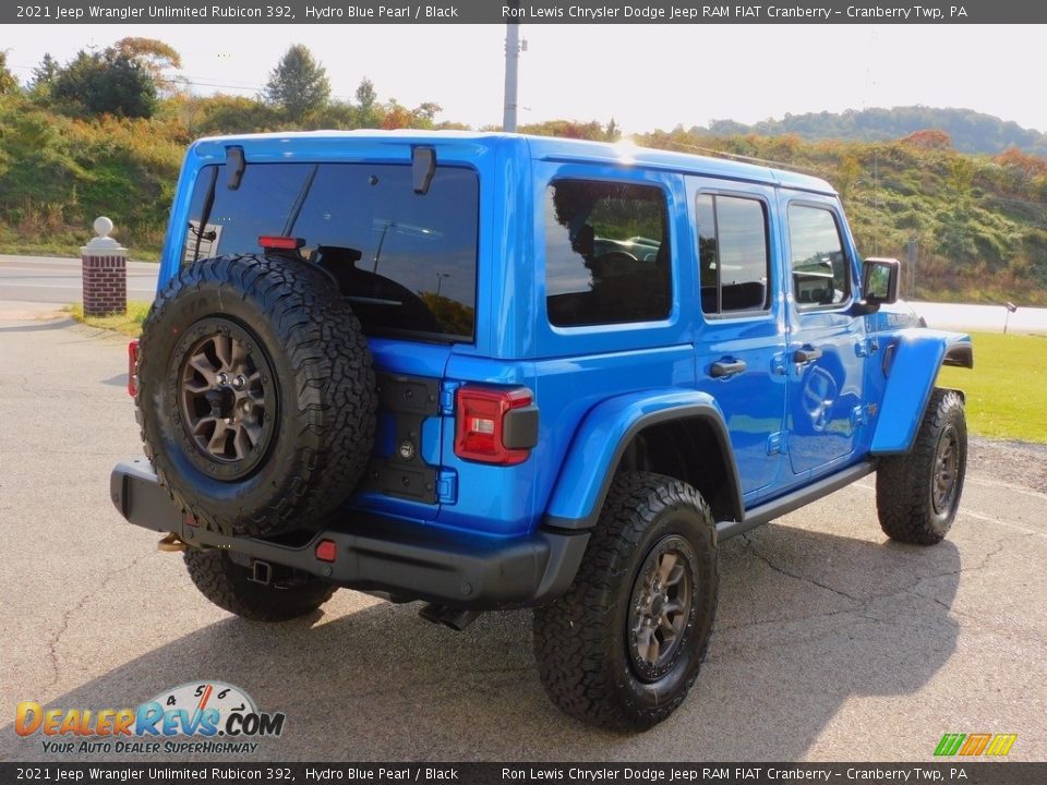 2021 Jeep Wrangler Unlimited Rubicon 392 Hydro Blue Pearl / Black Photo #5