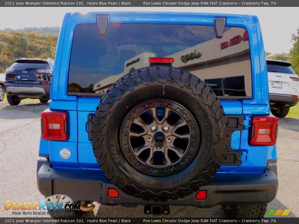 2021 Jeep Wrangler Unlimited Rubicon 392 Hydro Blue Pearl / Black Photo #6