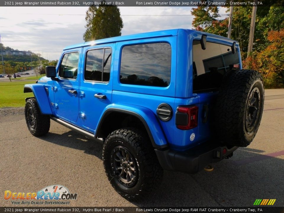2021 Jeep Wrangler Unlimited Rubicon 392 Hydro Blue Pearl / Black Photo #8