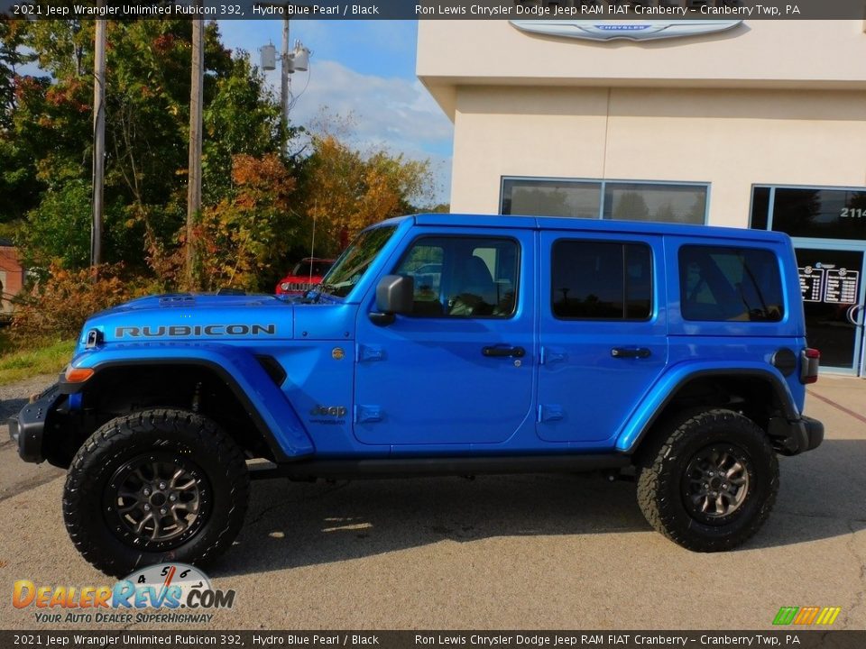 Hydro Blue Pearl 2021 Jeep Wrangler Unlimited Rubicon 392 Photo #9