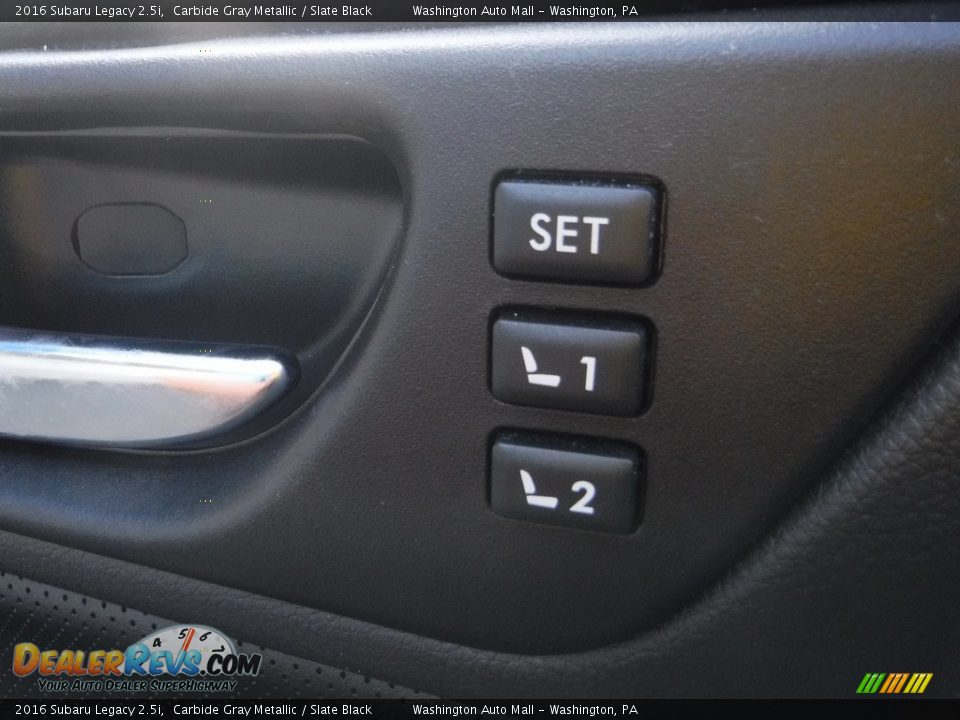 2016 Subaru Legacy 2.5i Carbide Gray Metallic / Slate Black Photo #11