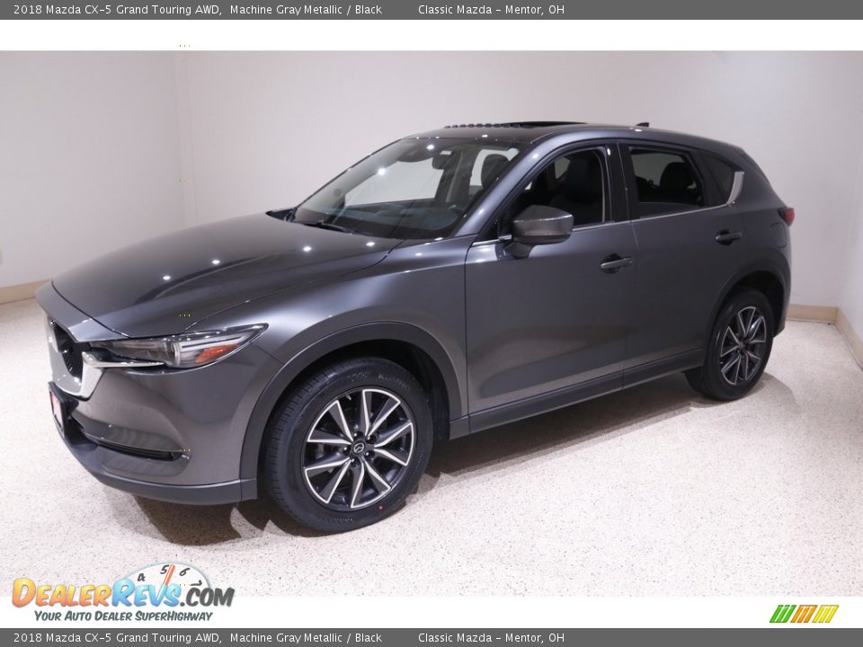 2018 Mazda CX-5 Grand Touring AWD Machine Gray Metallic / Black Photo #3