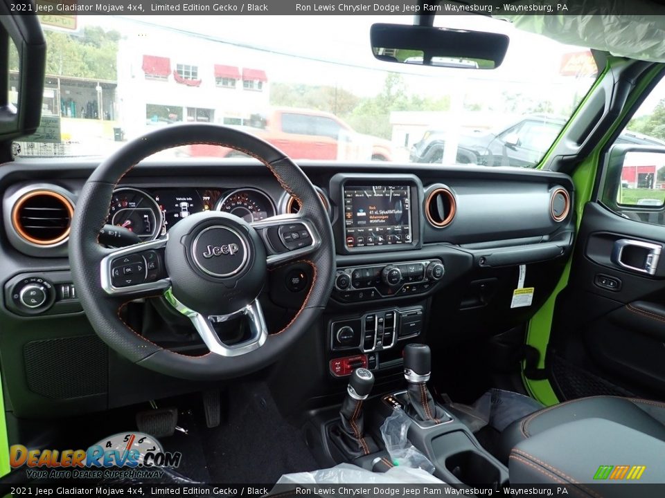 Black Interior - 2021 Jeep Gladiator Mojave 4x4 Photo #13