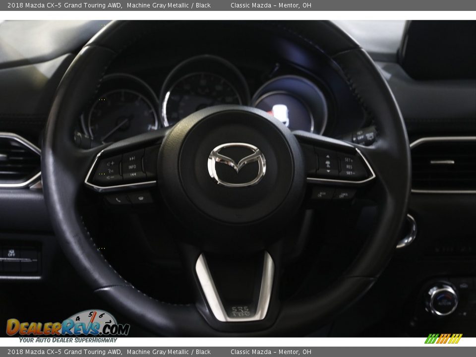 2018 Mazda CX-5 Grand Touring AWD Machine Gray Metallic / Black Photo #7
