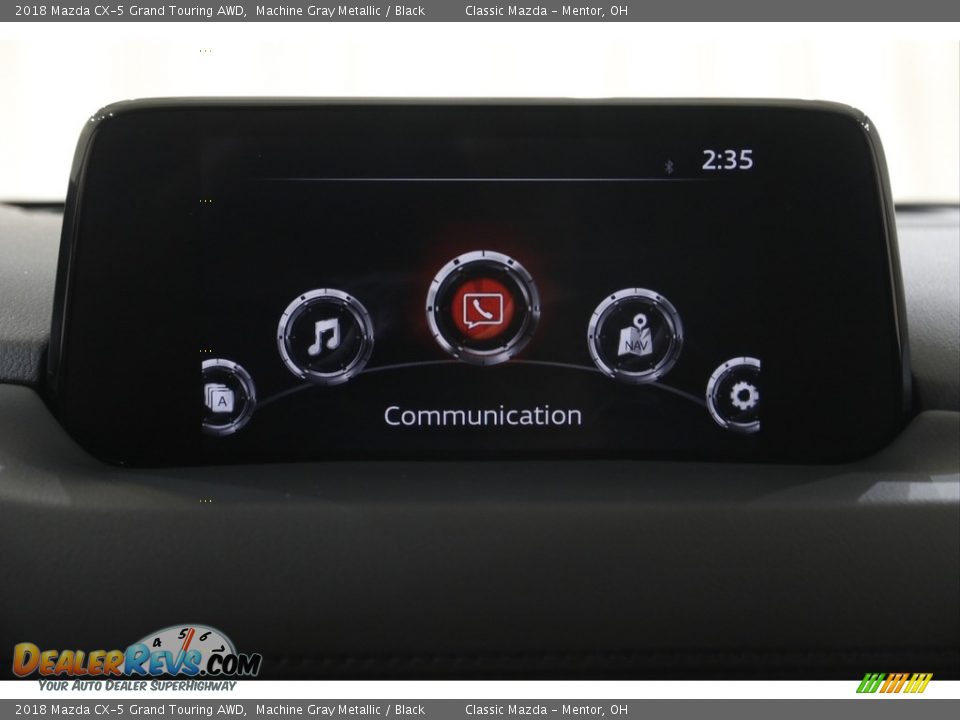 2018 Mazda CX-5 Grand Touring AWD Machine Gray Metallic / Black Photo #9