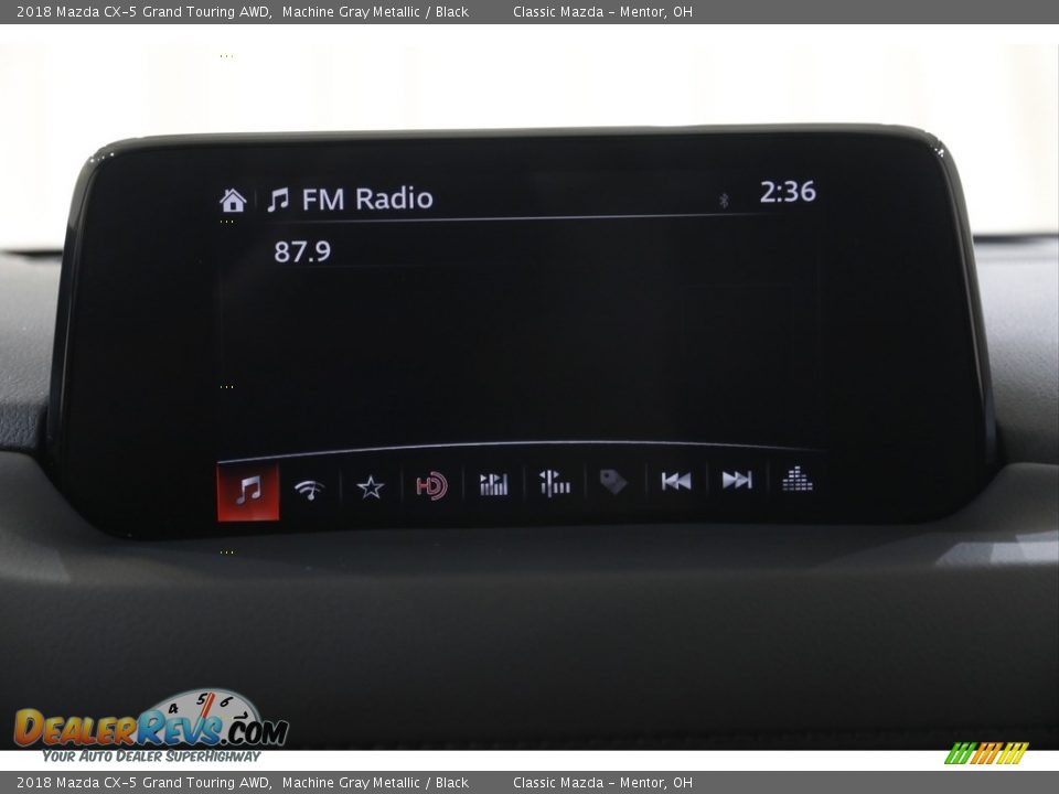 2018 Mazda CX-5 Grand Touring AWD Machine Gray Metallic / Black Photo #10