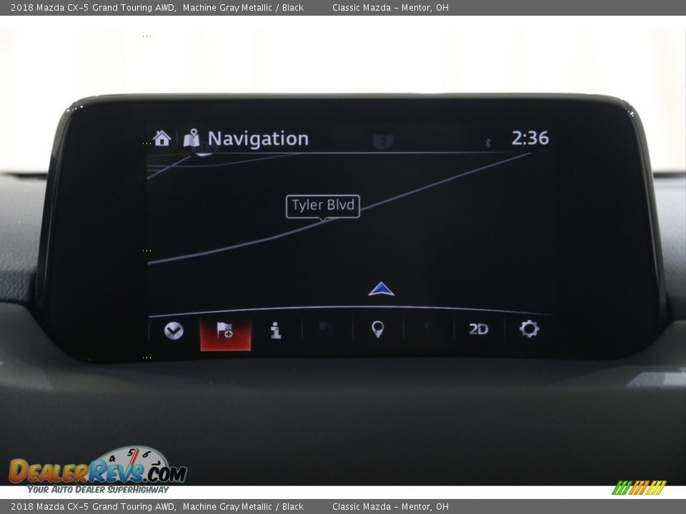 2018 Mazda CX-5 Grand Touring AWD Machine Gray Metallic / Black Photo #11