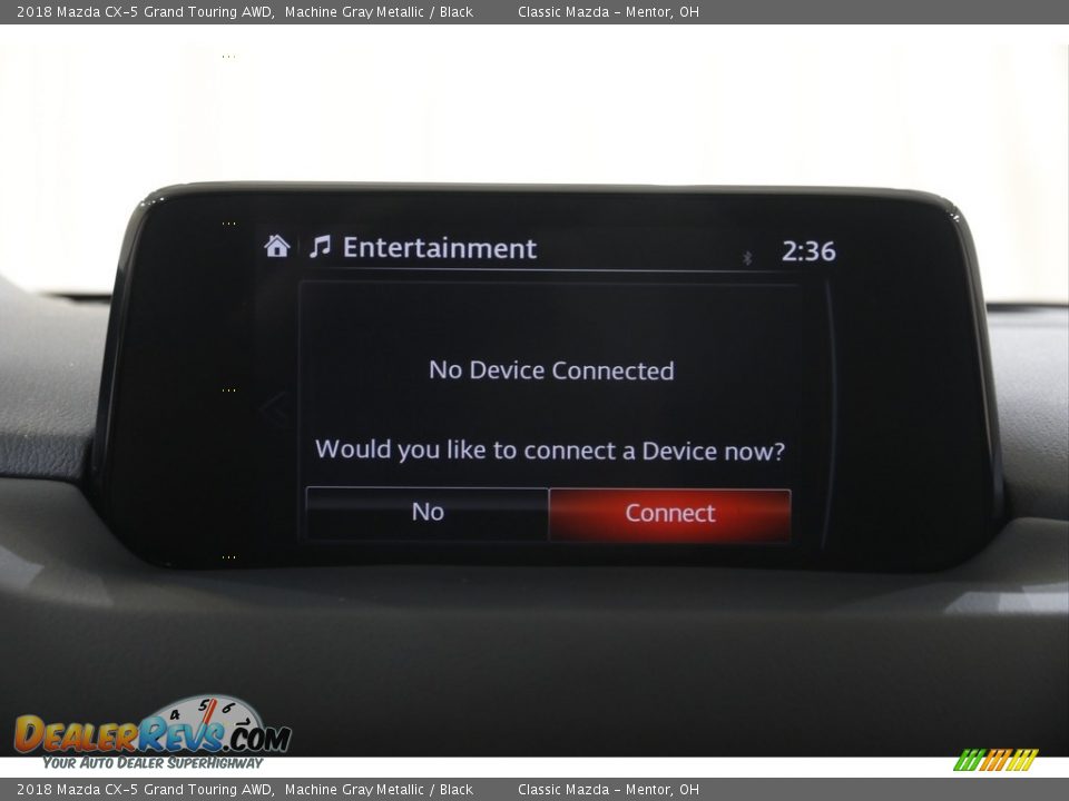 2018 Mazda CX-5 Grand Touring AWD Machine Gray Metallic / Black Photo #12