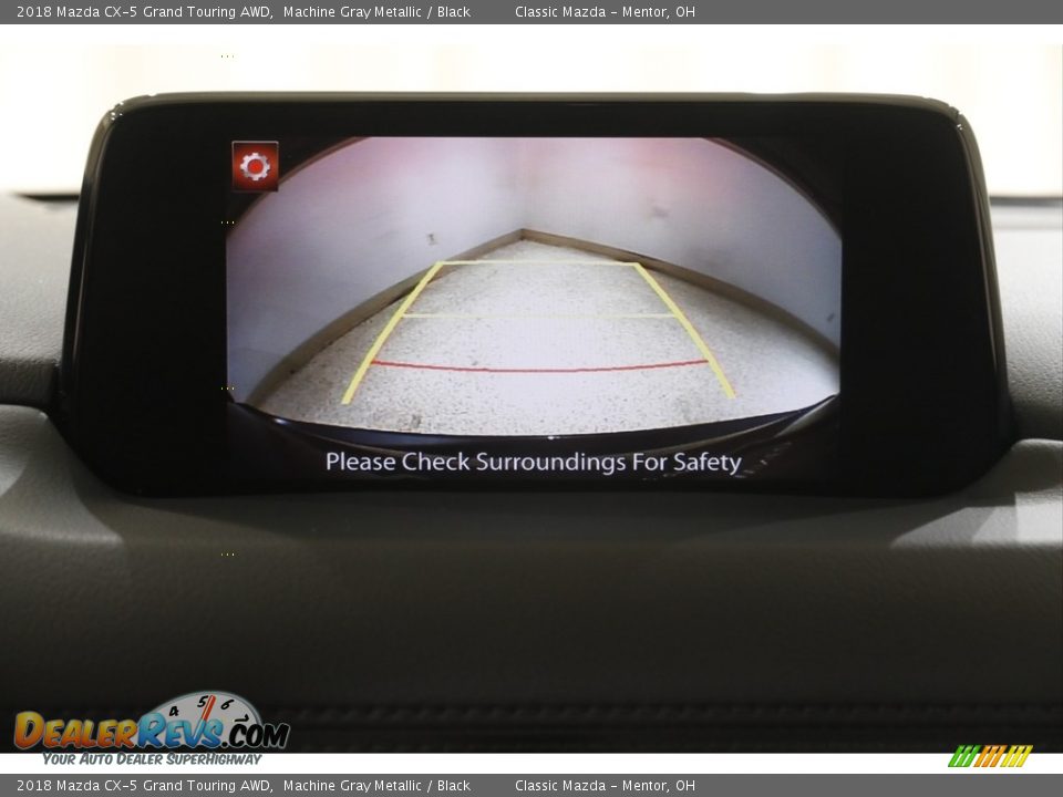 2018 Mazda CX-5 Grand Touring AWD Machine Gray Metallic / Black Photo #13