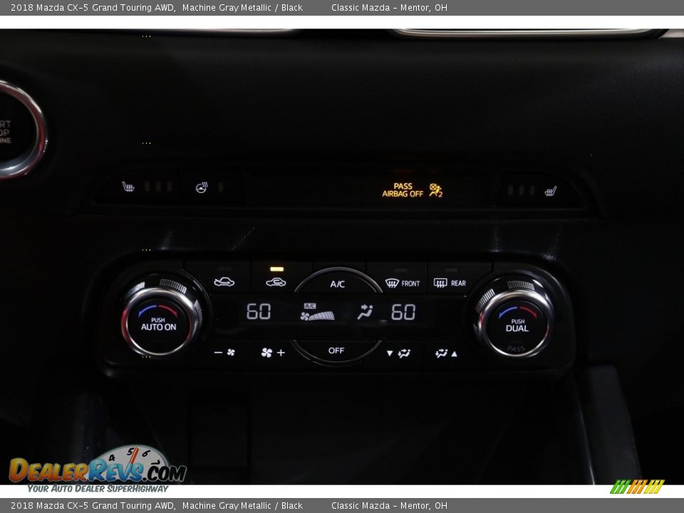 2018 Mazda CX-5 Grand Touring AWD Machine Gray Metallic / Black Photo #14