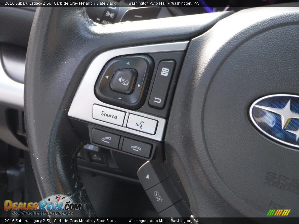 2016 Subaru Legacy 2.5i Steering Wheel Photo #23