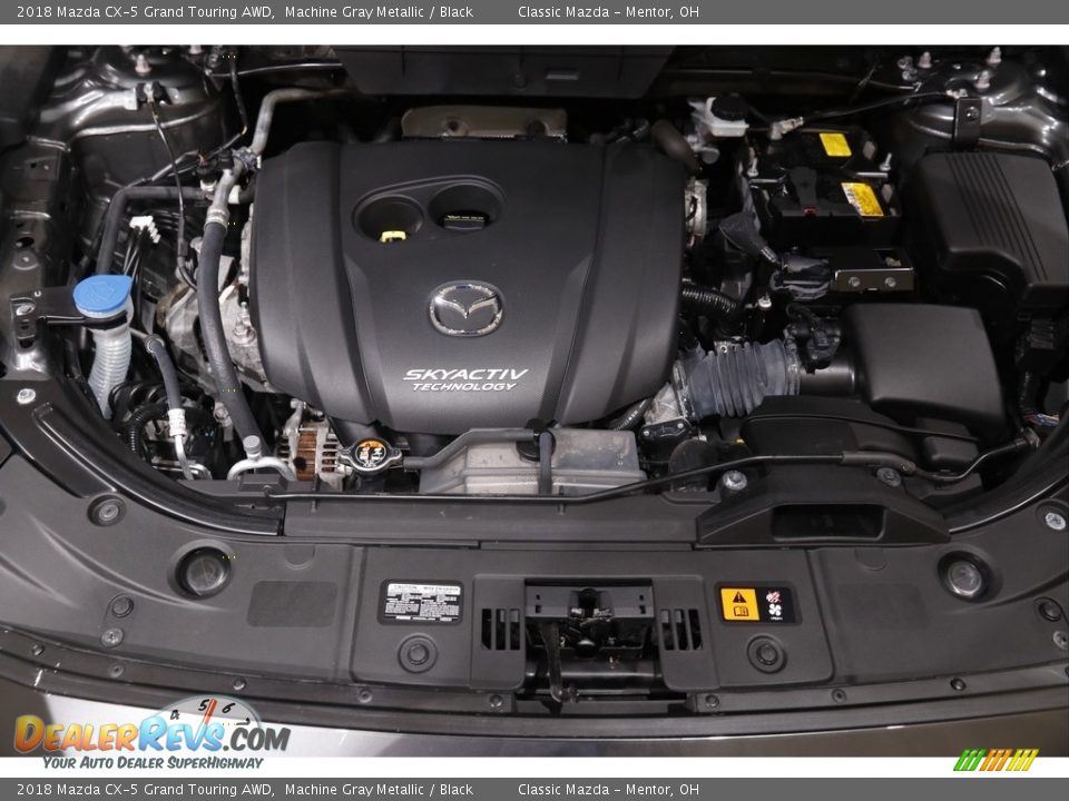 2018 Mazda CX-5 Grand Touring AWD Machine Gray Metallic / Black Photo #22
