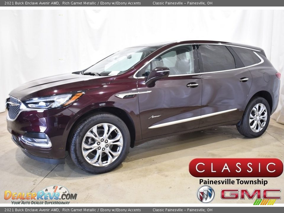 2021 Buick Enclave Avenir AWD Rich Garnet Metallic / Ebony w/Ebony Accents Photo #1