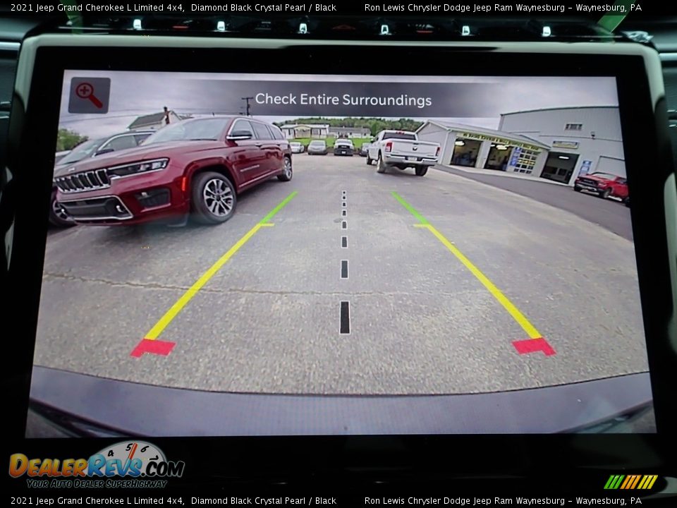 2021 Jeep Grand Cherokee L Limited 4x4 Diamond Black Crystal Pearl / Black Photo #19
