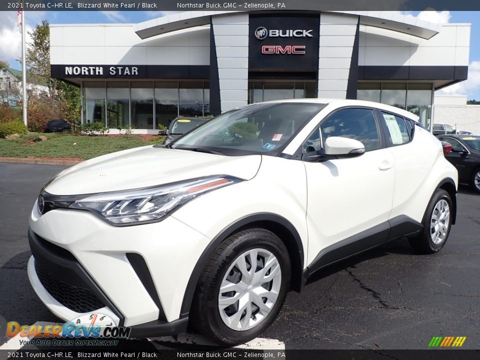 2021 Toyota C-HR LE Blizzard White Pearl / Black Photo #1