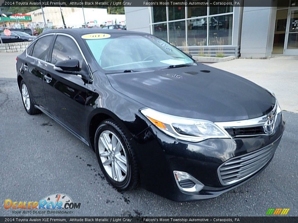 2014 Toyota Avalon XLE Premium Attitude Black Metallic / Light Gray Photo #8