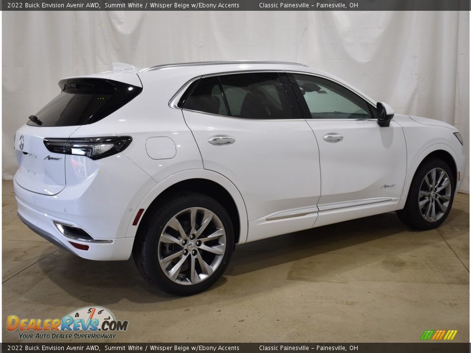 2022 Buick Envision Avenir AWD Summit White / Whisper Beige w/Ebony Accents Photo #2