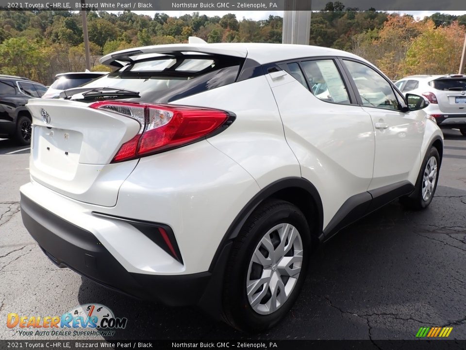 2021 Toyota C-HR LE Blizzard White Pearl / Black Photo #9