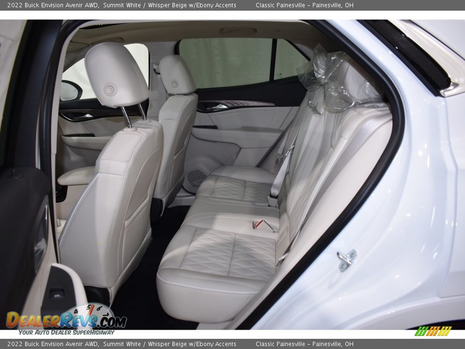 Rear Seat of 2022 Buick Envision Avenir AWD Photo #8