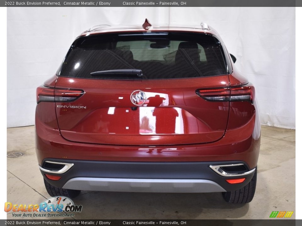 2022 Buick Envision Preferred Cinnabar Metallic / Ebony Photo #3