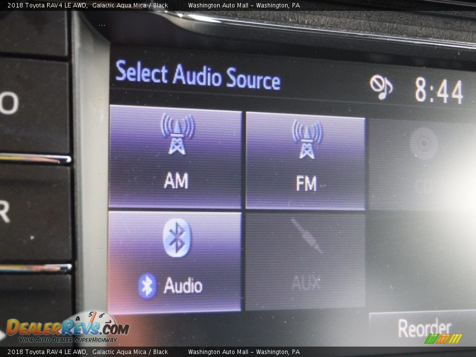 2018 Toyota RAV4 LE AWD Galactic Aqua Mica / Black Photo #4