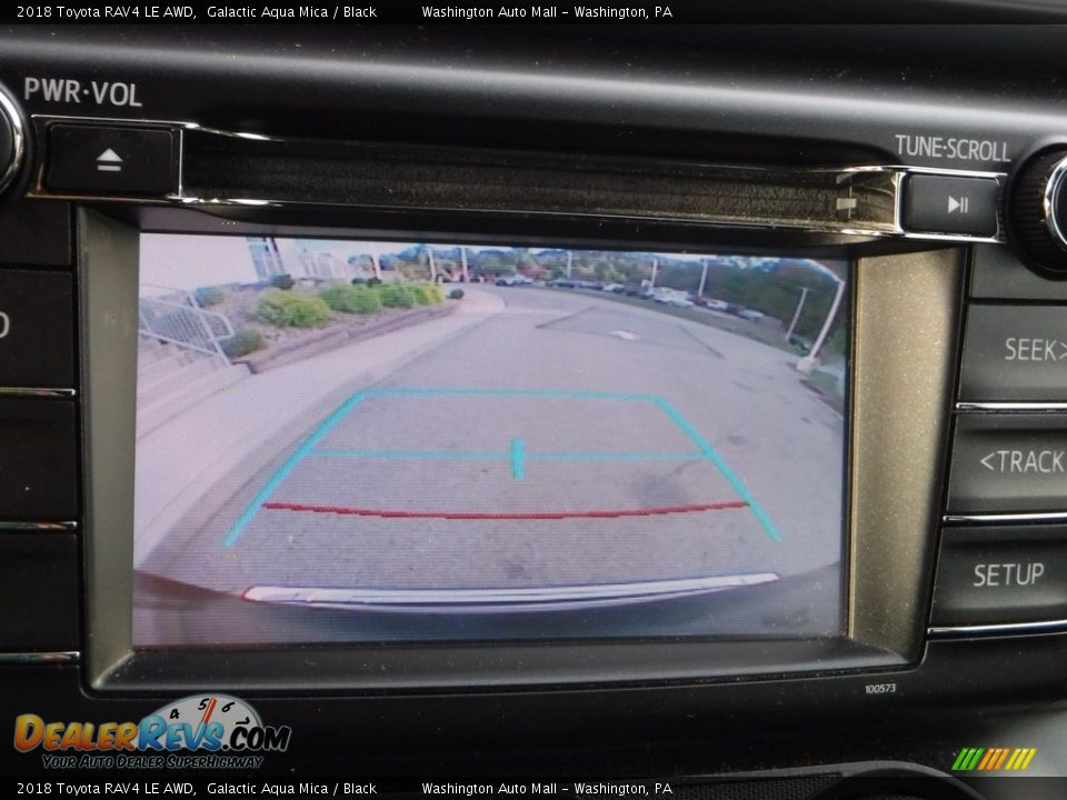 2018 Toyota RAV4 LE AWD Galactic Aqua Mica / Black Photo #5