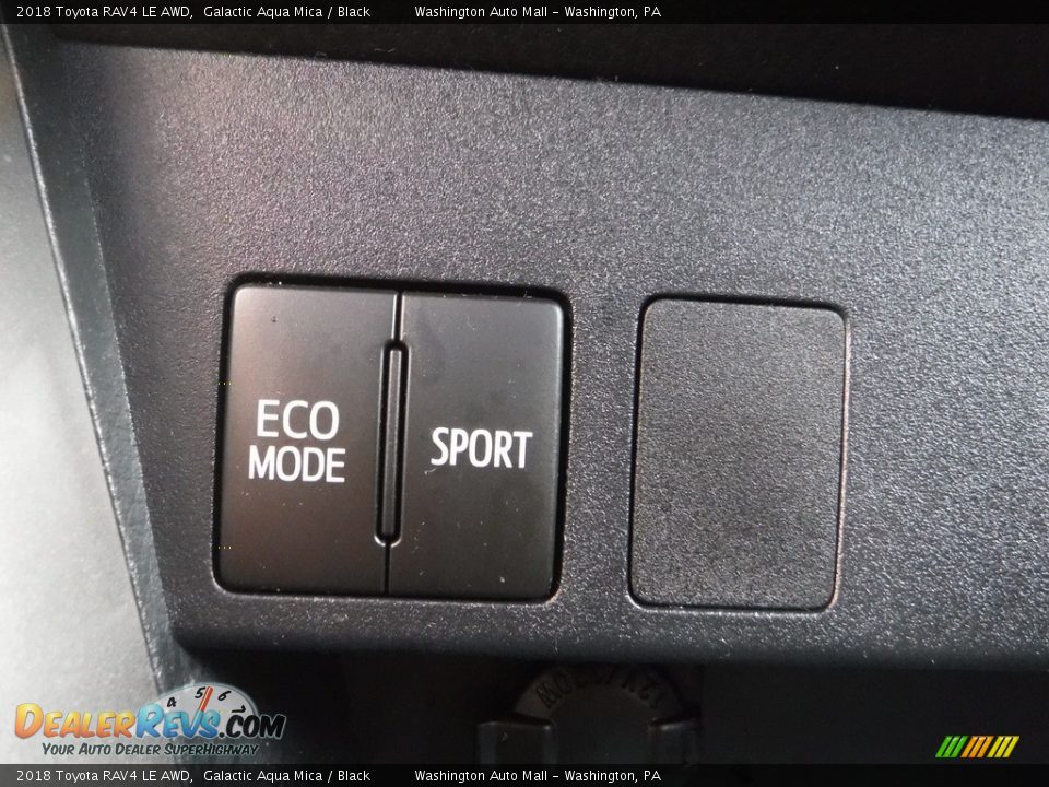 2018 Toyota RAV4 LE AWD Galactic Aqua Mica / Black Photo #6