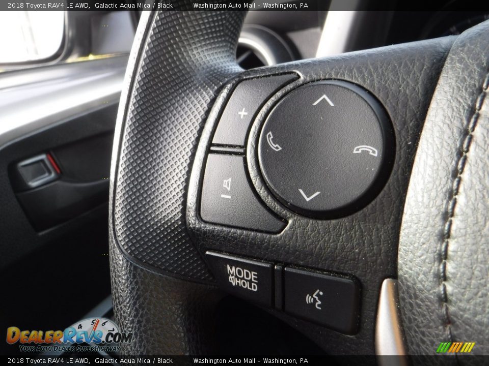 2018 Toyota RAV4 LE AWD Galactic Aqua Mica / Black Photo #8