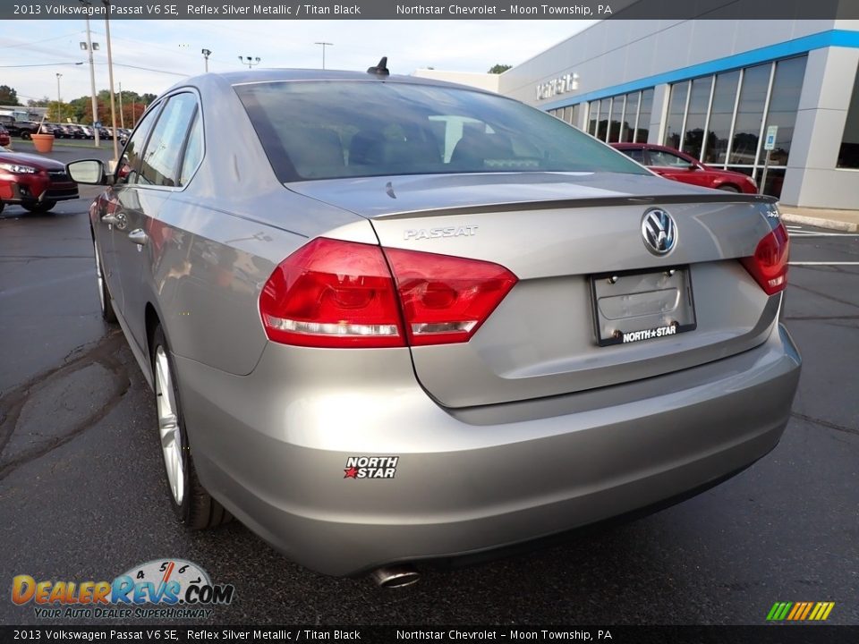 2013 Volkswagen Passat V6 SE Reflex Silver Metallic / Titan Black Photo #5