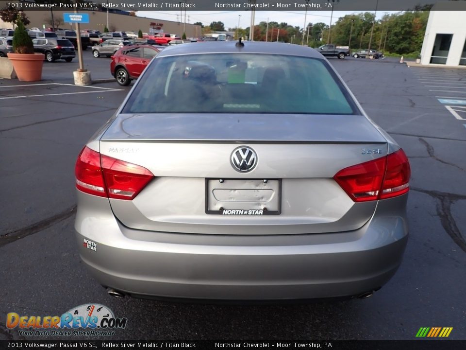 2013 Volkswagen Passat V6 SE Reflex Silver Metallic / Titan Black Photo #6