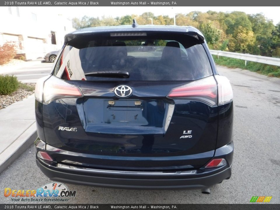 2018 Toyota RAV4 LE AWD Galactic Aqua Mica / Black Photo #14