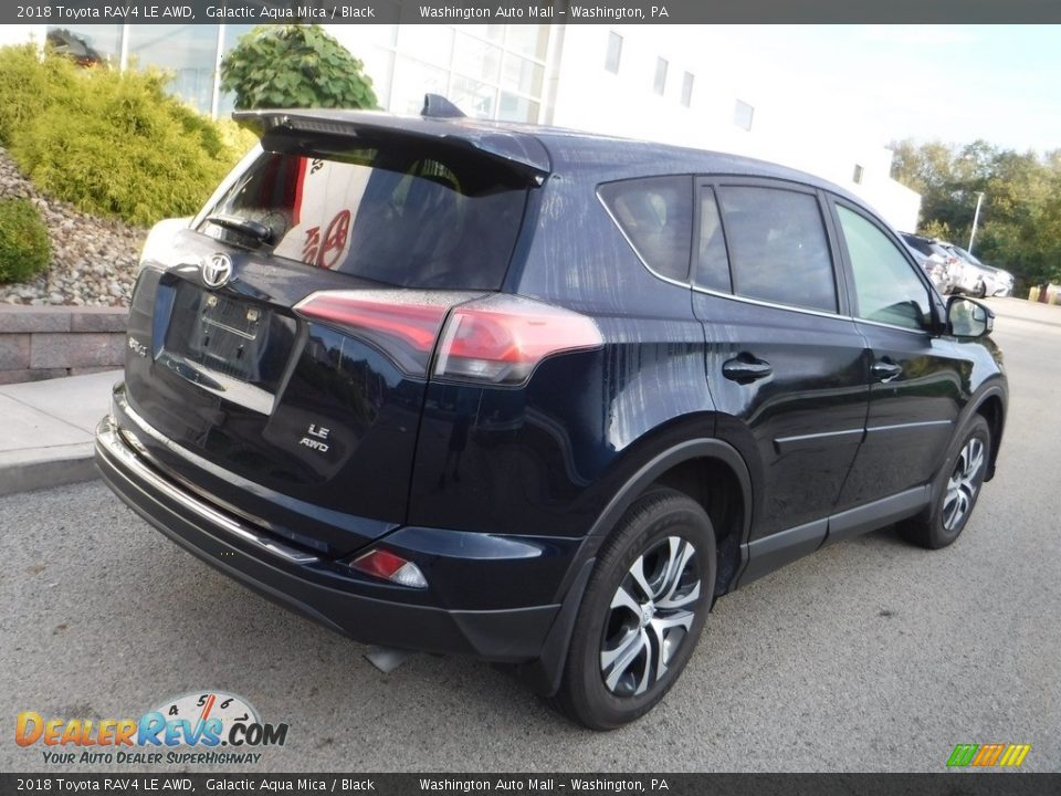 2018 Toyota RAV4 LE AWD Galactic Aqua Mica / Black Photo #15