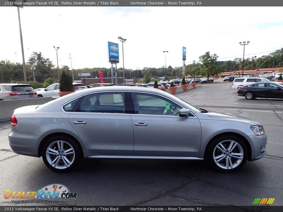 Reflex Silver Metallic 2013 Volkswagen Passat V6 SE Photo #10