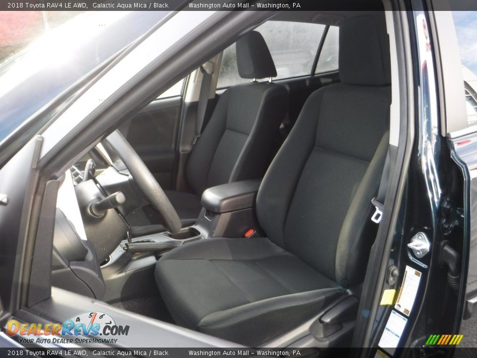 2018 Toyota RAV4 LE AWD Galactic Aqua Mica / Black Photo #18