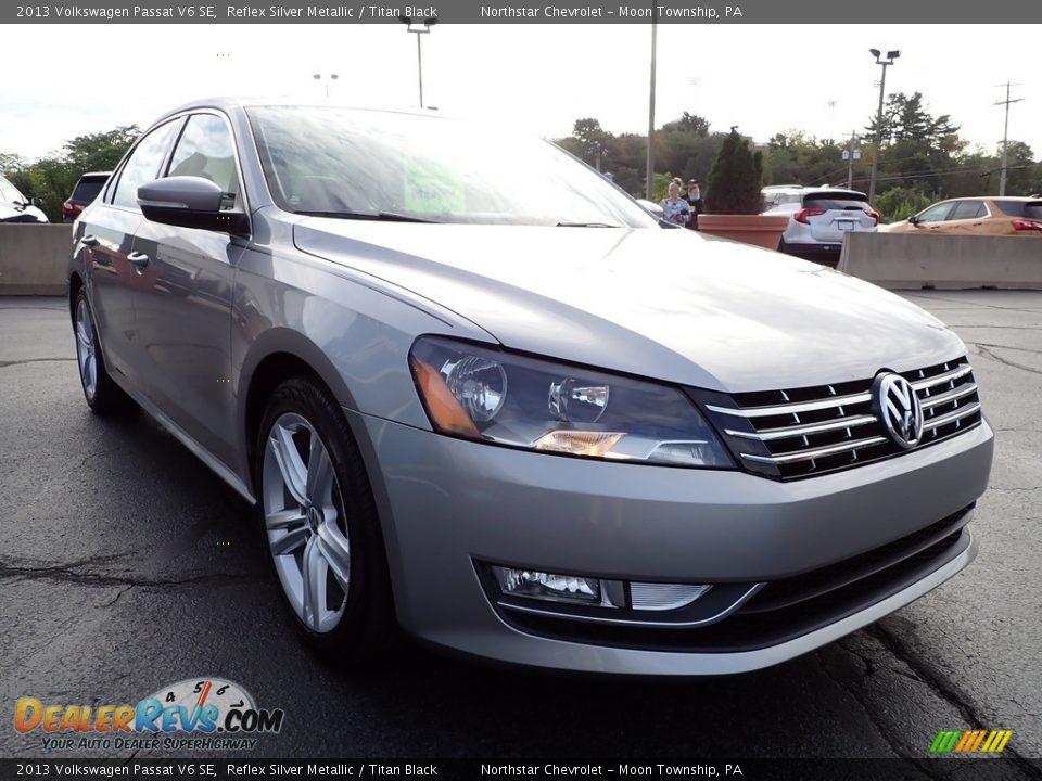 2013 Volkswagen Passat V6 SE Reflex Silver Metallic / Titan Black Photo #12