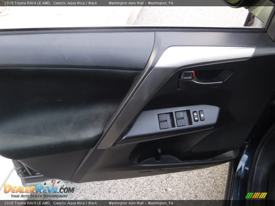2018 Toyota RAV4 LE AWD Galactic Aqua Mica / Black Photo #19