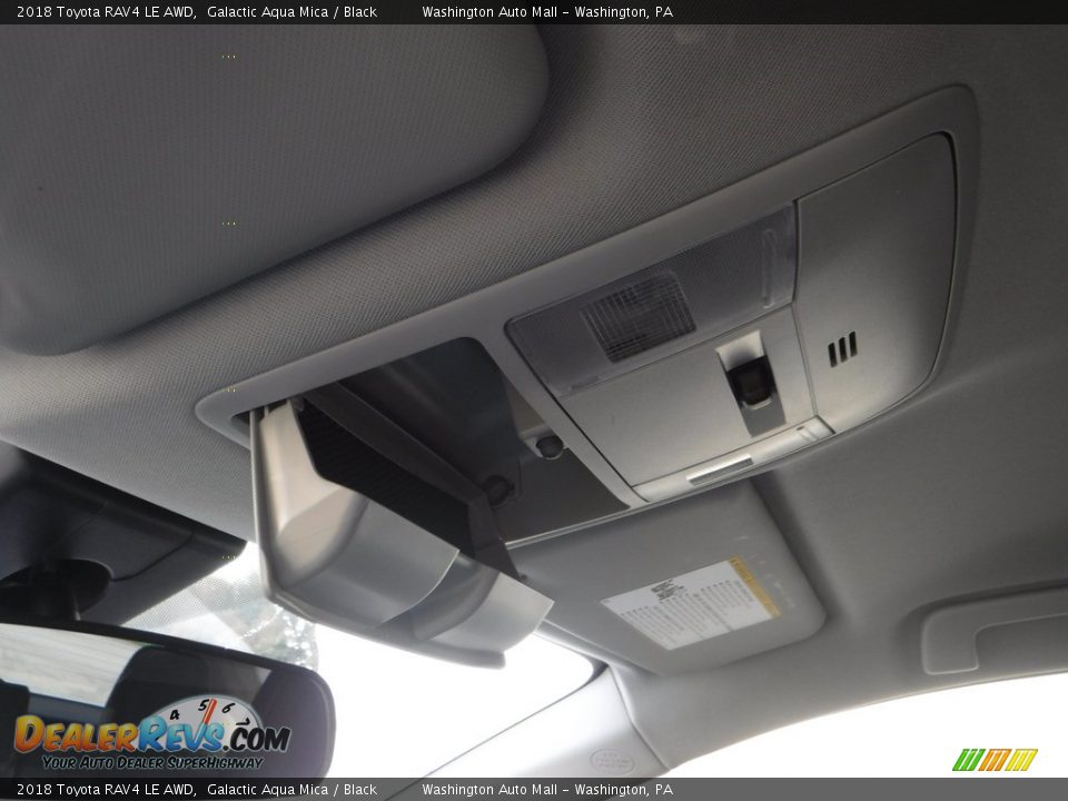 2018 Toyota RAV4 LE AWD Galactic Aqua Mica / Black Photo #22
