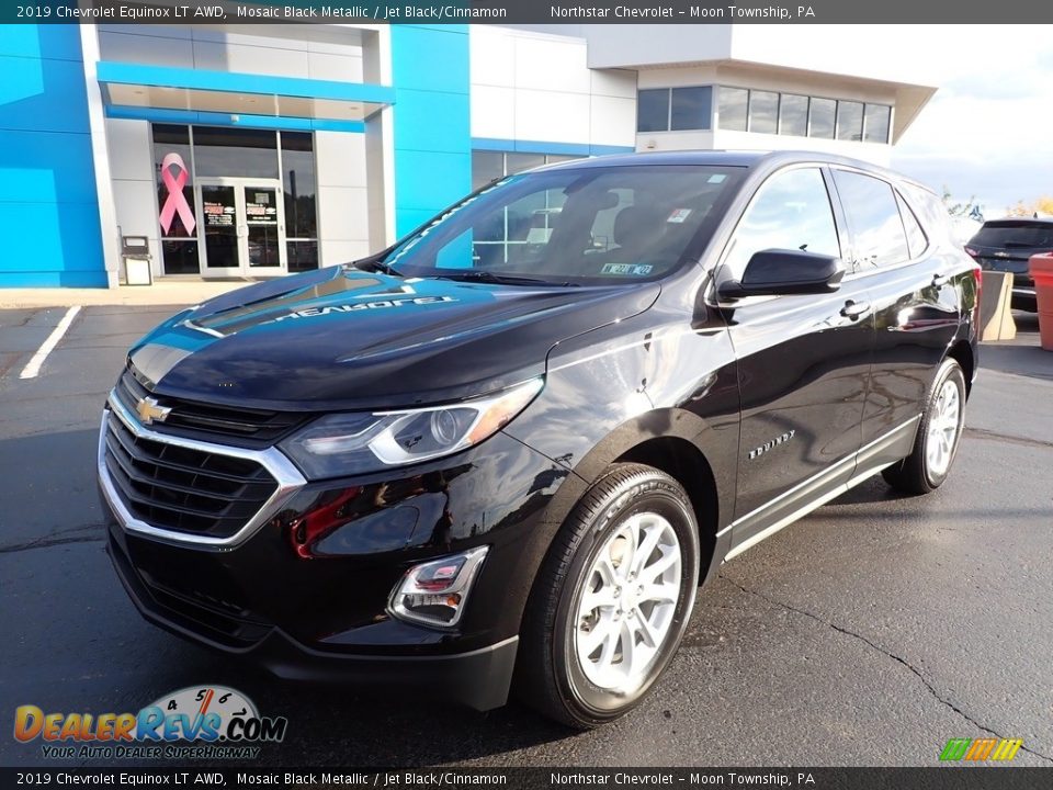 2019 Chevrolet Equinox LT AWD Mosaic Black Metallic / Jet Black/Cinnamon Photo #2