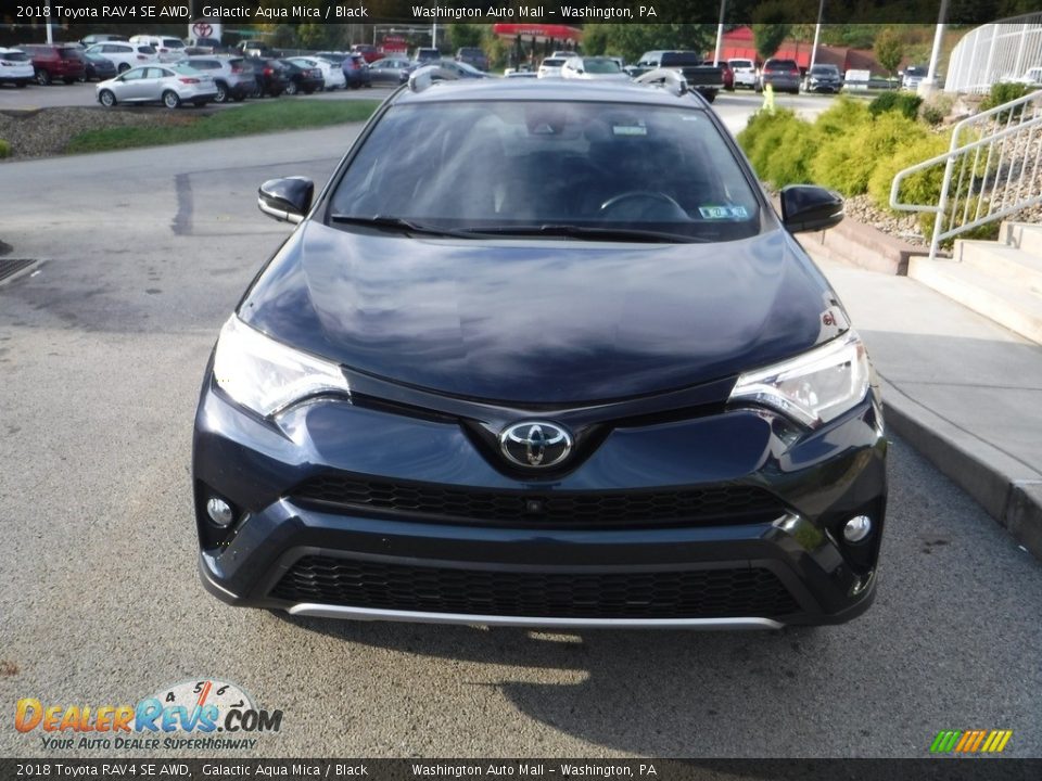 2018 Toyota RAV4 SE AWD Galactic Aqua Mica / Black Photo #12