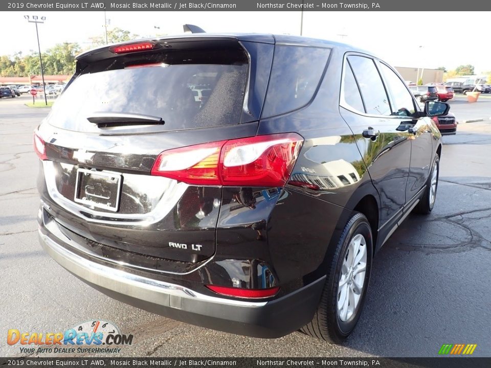 2019 Chevrolet Equinox LT AWD Mosaic Black Metallic / Jet Black/Cinnamon Photo #8