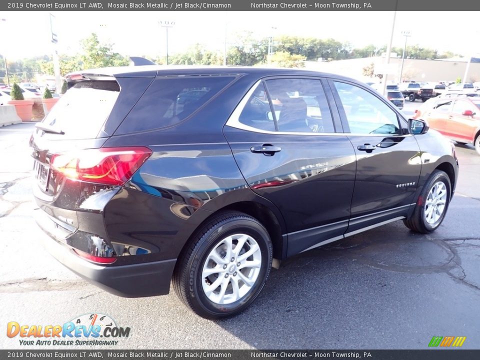 2019 Chevrolet Equinox LT AWD Mosaic Black Metallic / Jet Black/Cinnamon Photo #9