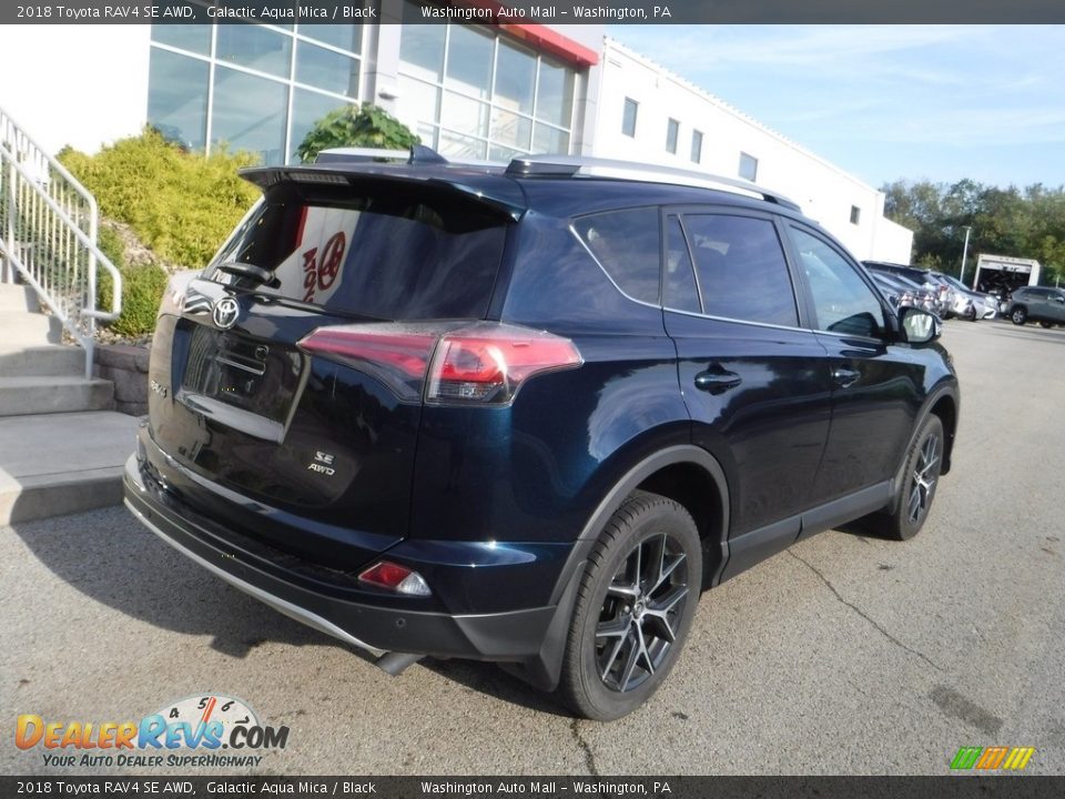 2018 Toyota RAV4 SE AWD Galactic Aqua Mica / Black Photo #17