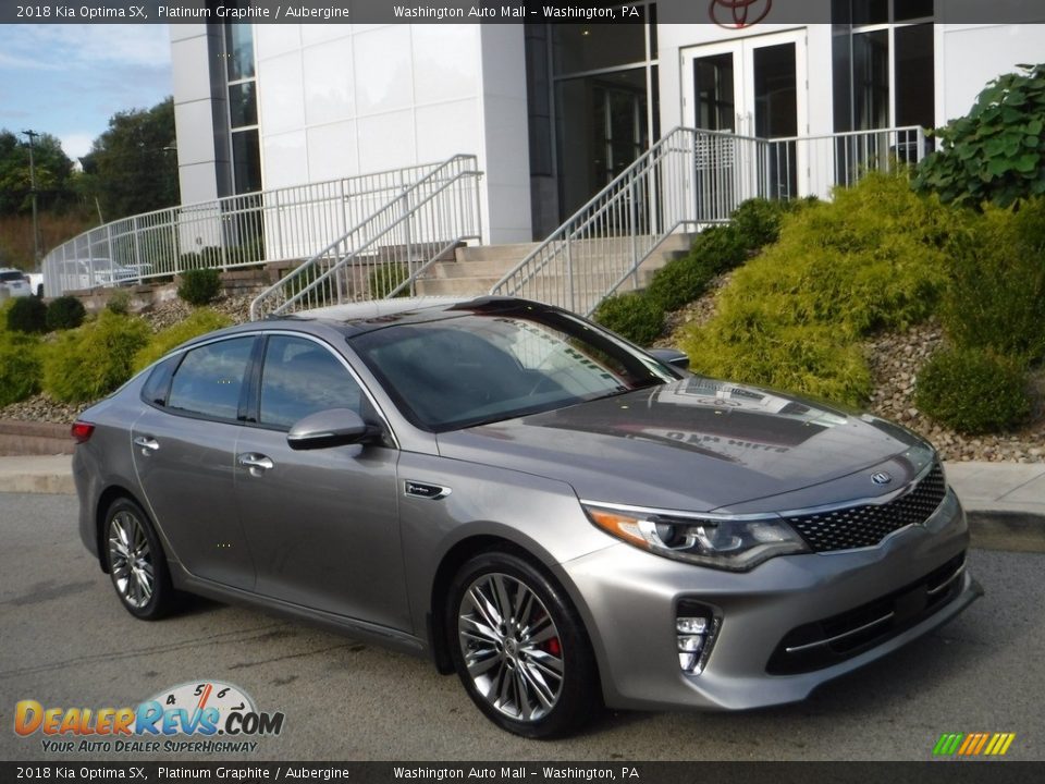 Front 3/4 View of 2018 Kia Optima SX Photo #1