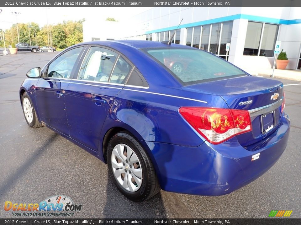 2012 Chevrolet Cruze LS Blue Topaz Metallic / Jet Black/Medium Titanium Photo #4