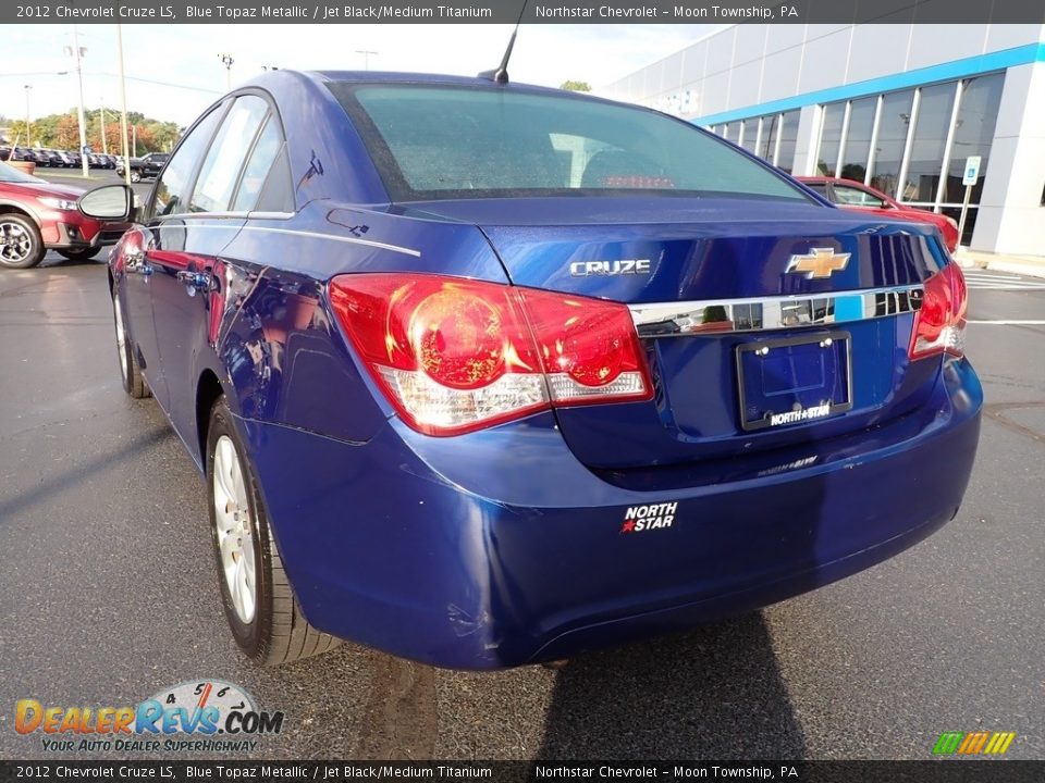 2012 Chevrolet Cruze LS Blue Topaz Metallic / Jet Black/Medium Titanium Photo #5