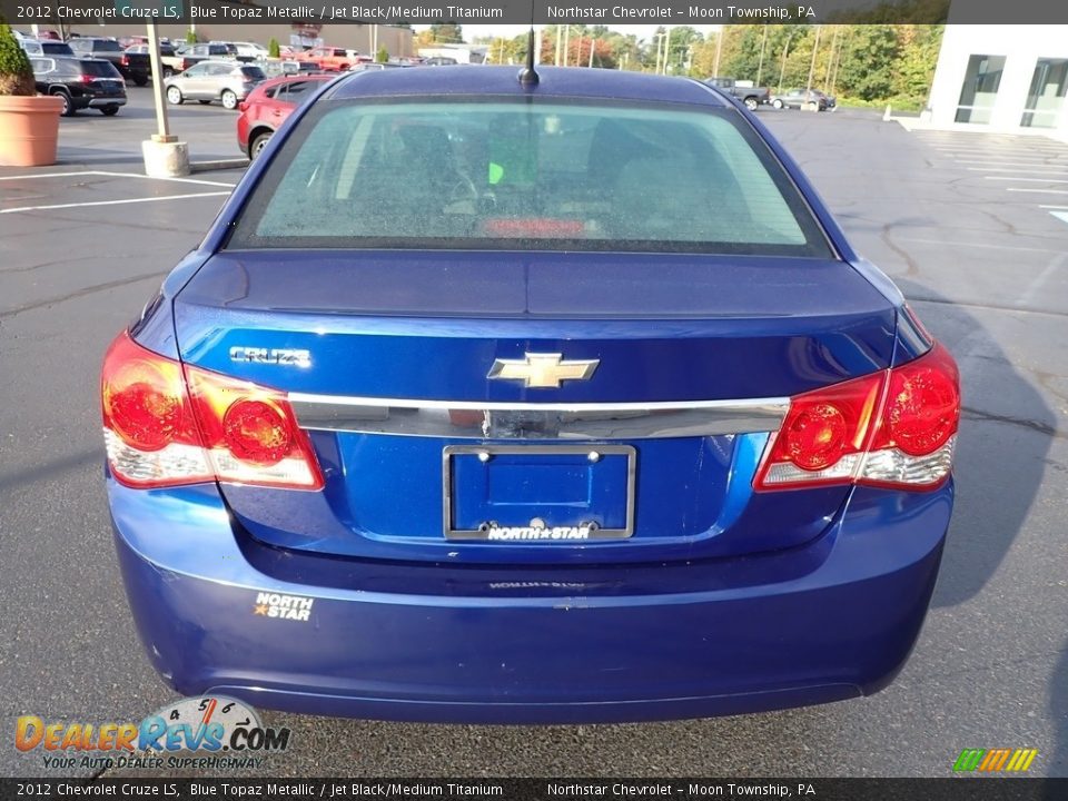 2012 Chevrolet Cruze LS Blue Topaz Metallic / Jet Black/Medium Titanium Photo #6